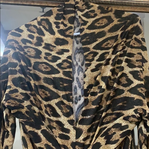 Leopard plunge maxi dress - Picture 2 of 2